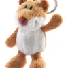 Nici 23566 Schlüsselanhänger Hamster 10cm Plüsch Bean Bags -Nici Store 23566