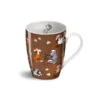 Nici 32083 Porzellantasse Braun Forest Friends Fuchs, Dachs, Stinktier, Igel -Nici Store 32083 pt