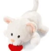 Nici 32378 Mini Filou Katze Weiß Mit Movingchip / Zum Aufziehen Ca 10cm Plüsch -Nici Store 32378 1735x2048