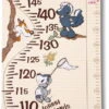 Nici 33437 Wandmeter Messlatte Forest Friends Eichhörnchen Dachs Stinktier Vogel -Nici Store 33437 me