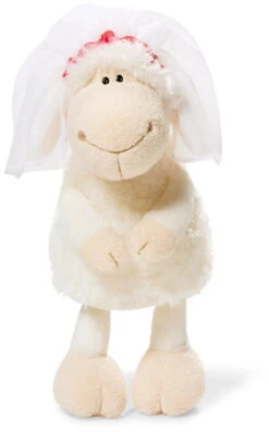 Nici 33783 Weißes Schaf Jolly Mäh Braut Bride 50cm Plüsch Just Married
