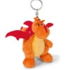 Nici 36003 Schlüsselanhänger Drache Orange Sitzend 10cm Plüsch Creatures -Nici Store 36003 1769x2048