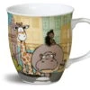 Nici 38654 Porzellantasse Nilpferd, Giraffe & Stachelschwein Kaffeetasse -Nici Store 38654 me