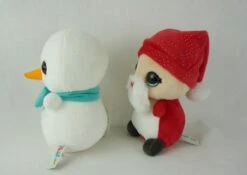 Nici 40300 Nicidoos Schneemann & Weihnachtsmann / Nikolaus Set 16cm Plüsch -Nici Store 40300 4