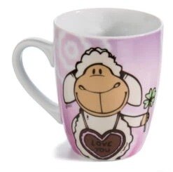 Nici 40829 Tasse Schaf Jolly Mäh Hab Dich Lieb Porzellan Kaffeetasse 310ml -Nici Store 40829 02 ZA 2048x2034