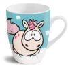 Nici 41614 Tasse Einhorn Theodor & Carbon Flash Blau 8x10cm Porzellan -Nici Store 41614 01 HA Frei me