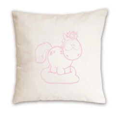 Nici 41724 Kissen Einhorn Theodor Mit Regenbogen Baumwolle 37x37cm -Nici Store 41724 1 me