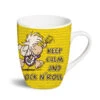 Nici 41769 Porzellantasse Schaf Keep Calm And Rock N Roll Kaffeetasse Teetasse -Nici Store 41769