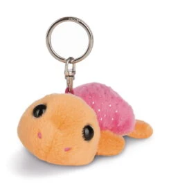 Nici 43382 Schlüsselanhänger Sealife Orange Schildkröte Sealina Ca 10cm Plüsch