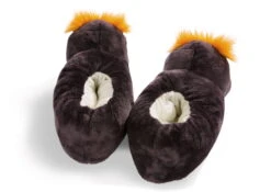 Nici 44132 Hausschuhe FelsenPinguin Frizzy Figürlich Plüsch Gr 34-37 (M) -Nici Store 44132 03 ZA 2048x1447