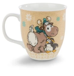 Nici 44149 Tasse Rentier Reny Heart Kaffeetasse Gold 9,5x10cm Winter Glamour -Nici Store 44149 02 ZA Frei 2002x2048