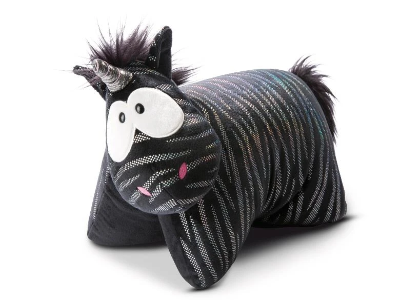 Nici 44958 Kuscheltierkissen Schwarz-silbernes Einhorn Starlight Mystery 40x30cm 3 Nici 44958 Kuscheltierkissen Schwarz-silbernes Einhorn Starlight Mystery 40x30cm