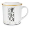 Nici 45013 Porzellantasse Metallic "Gehe Deinen Weg" Lama Kaffeetasse Teetasse -Nici Store 45013 01 HA Frei 2048x1638