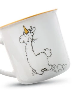 Nici 45013 Porzellantasse Metallic "Gehe Deinen Weg" Lama Kaffeetasse Teetasse -Nici Store 45013 04 ZA 1638x2048