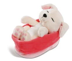 Nici 45373 Sleeping Puppies Schlafendes Hundebaby Im Körbchen 16cm Creme -Nici Store 45373 02 ZA Frei 2048x1753