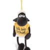 Nici 45800 Shaun Das Schaf Mit T-Shirt Anhänger Loop 10cm Plüsch - Ich Bin Schaf -Nici Store 45800 03 HA Frei