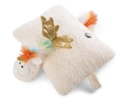 Nici 47383 Kuscheltierkissen Weißes Einhorn Rainbow Yin & Yang 40x30cm Plüsch -Nici Store 47383 03 ZA Frei 2048x1739