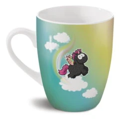 Nici 47387 Porzellantasse 310ml Einhorn Rainbow Yin & Yang Auf Wolken -Nici Store 47387 02 ZA Frei 2048x1992