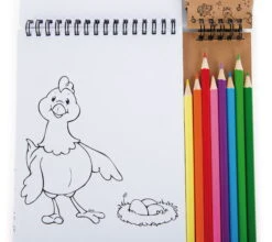 Nici 47804 Malblock & Buntstifte Im Set Farm Friends Kreativbuch Bauernhof -Nici Store 47804 04 ZA Frei 2048x1827