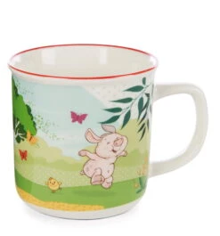 Nici 47807 Kinder - Tasse 240ml Farm Friends Schwein Kuh Henne Porzellan Ø8x8cm -Nici Store 47807 02 ZA Frei 1912x2048