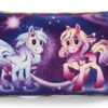 Nici 47854 Kissen Pony Stars Pferde Starjumper & Candydust 43x25cm GREEN -Nici Store 47854 01 HA Frei 2048x1293