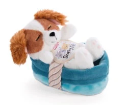 Nici 47890 Sleeping Pets Puppies Schlafender Cockerspaniel Im Körbchen 12cm