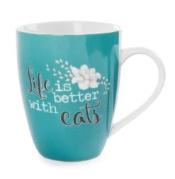 Nici 48095 Tasse Katze Meowlina Life Is Better With Cats Porzellan Ca 350ml -Nici Store 48095 02 ZA Frei 2009x2048