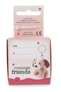 Nici 48131 Schlüsselanhänger Message Friends 6cm - Hund "Alles Gute!" -Nici Store 48130 02 ZA Frei 1356x2048