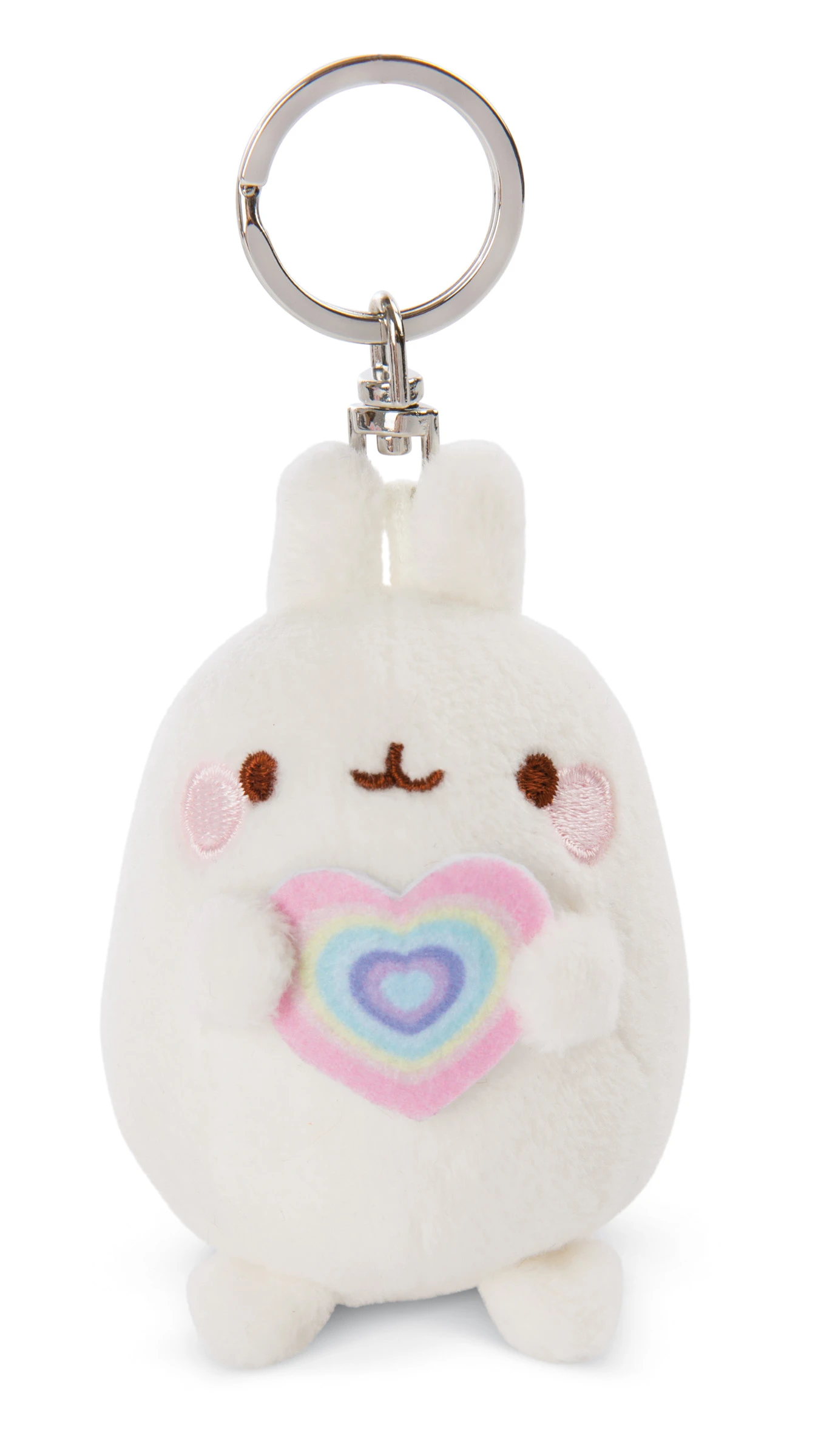 Nici 48220 Schlüsselanhänger Molang Mit Regenbogenherz 8cm Plüsch Kawaii 3 Nici 48220 Schlüsselanhänger Molang Mit Regenbogenherz 8cm Plüsch Kawaii