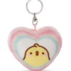 Nici 48222 Schlüsselanhänger Herzförmig PiuPiu Molang Regenbogen 8cm Kawaii -Nici Store 48222 01 HA Frei