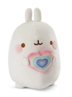 Nici 48225 Molang Mit Regenbogenherz 24cm Stretch-Plüsch Im Karton Kawaii -Nici Store 48225 02 ZA Frei
