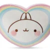 Nici 48228 Kissen Herzförmig Molang Regenbogenherz 40x30cm Stretch-Plüsch Kawaii -Nici Store 48228 01 HA Frei