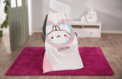 Nici 48229 Kuscheldecke Molang Mit Regenbogenherz 140x175cm Plüsch Kawaii -Nici Store 48229 11 Milieu