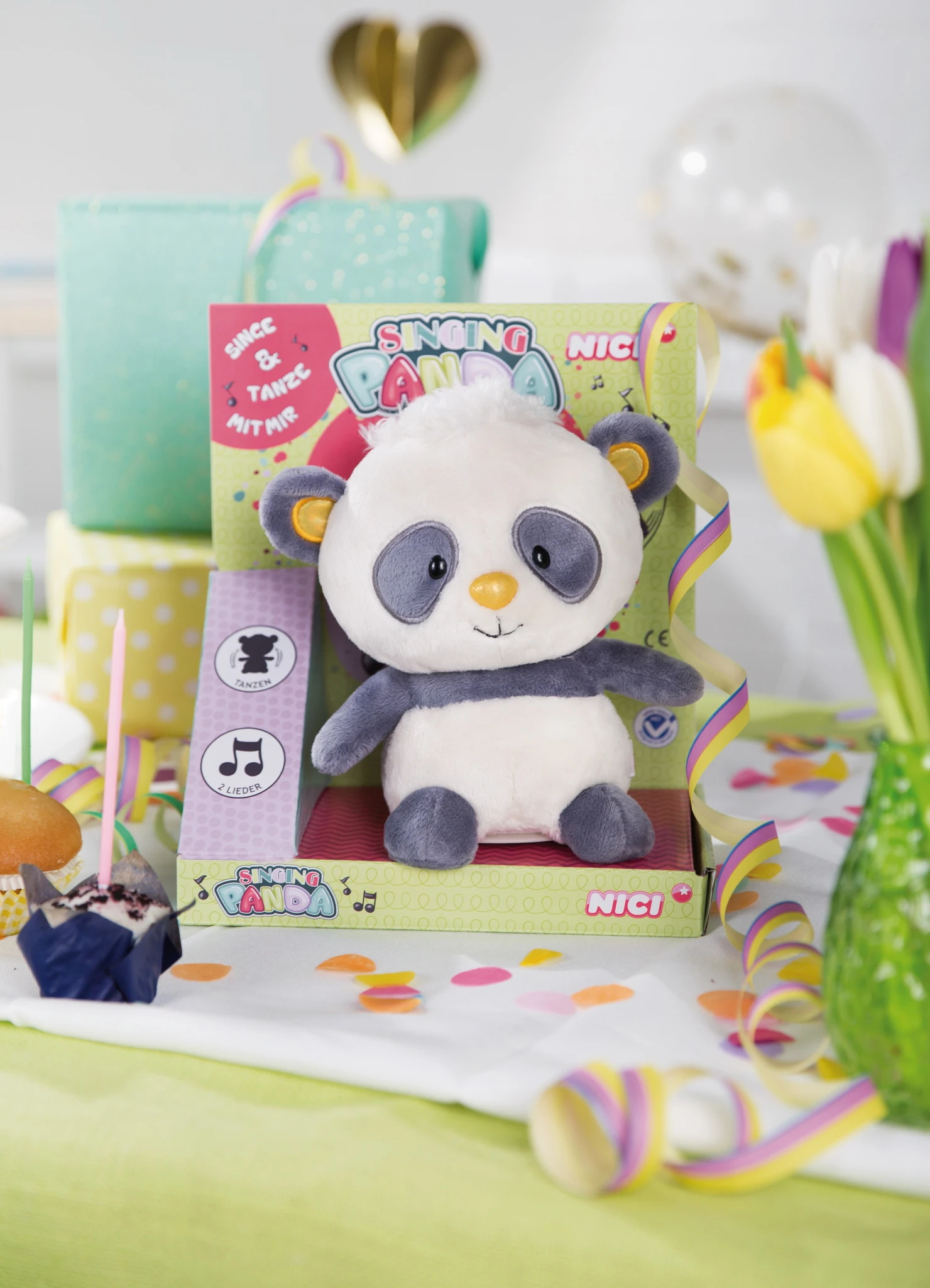 Nici 48417 Singing Panda Mit Sing- & Tanzfunktion Ca 20cm Plüsch Kuscheltier 3 Nici 48417 Singing Panda Mit Sing- & Tanzfunktion Ca 20cm Plüsch Kuscheltier