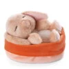 Nici 48708 Sleeping Pets Bunnies Hase Karamell 12cm Schlafend Im Körbchen Peach -Nici Store 48708 02 ZA Frei 2048x1818