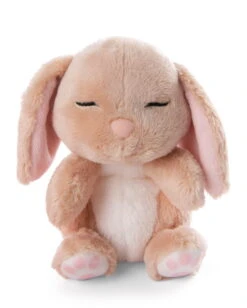 Nici 48708 Sleeping Pets Bunnies Hase Karamell 12cm Schlafend Im Körbchen Peach -Nici Store 48708 05 ZA Frei 1640x2048