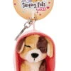 Nici 48831 Schlüsselanhänger Sleeping Pets 10cm Plüsch - Hund Dreifarbig -Nici Store 48831 01 HA Frei 1184x2048