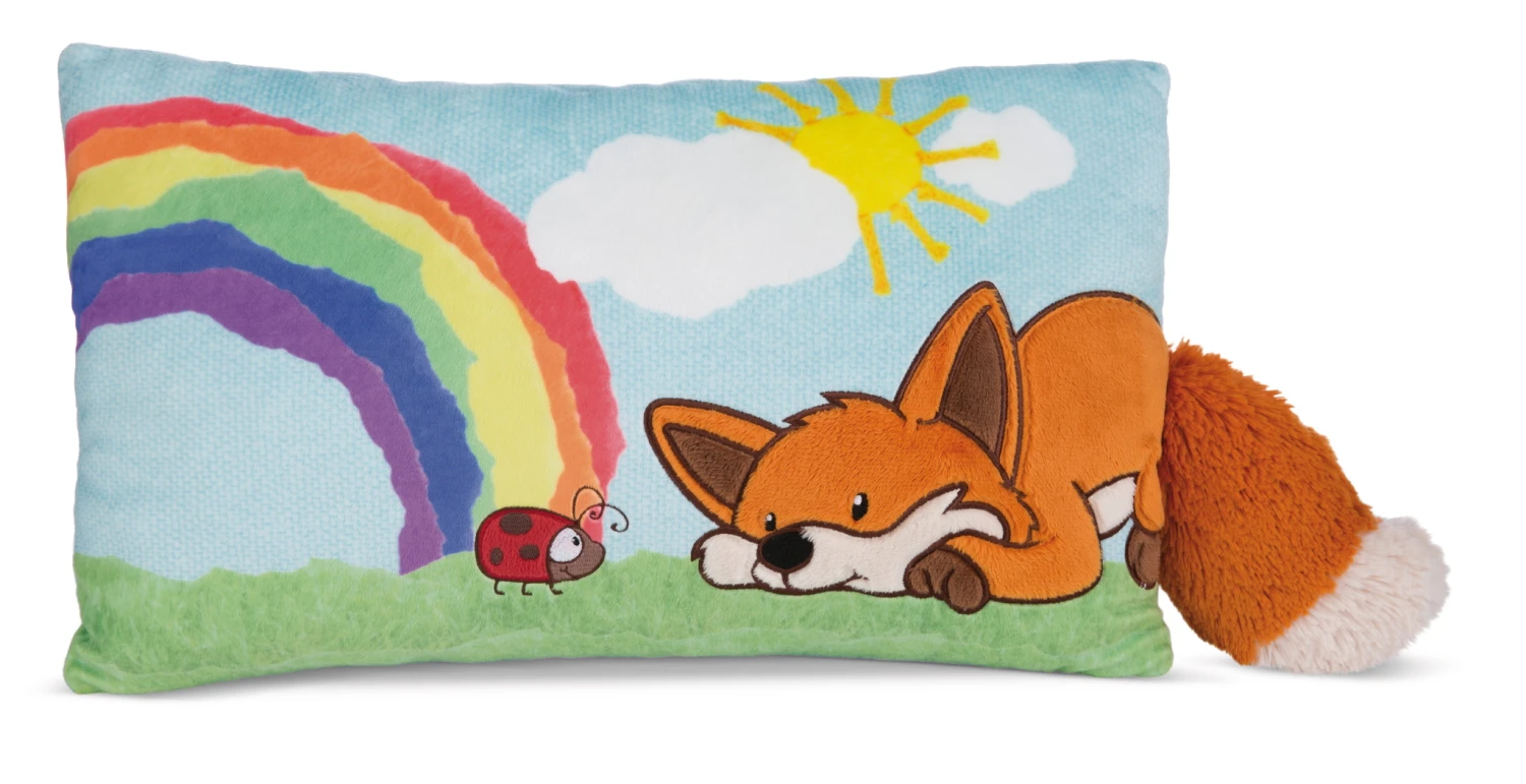 Nici 49163 Kissen Fuchs Fridalie 43x25cm Plüsch Regenbogen Forest Friends GREEN 3 Nici 49163 Kissen Fuchs Fridalie 43x25cm Plüsch Regenbogen Forest Friends GREEN