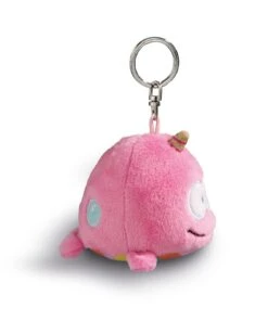 Nici 41850 Schlüsselanhänger Einhorn-Wal Rainbow Bubble 10cm BeanBag Plüsch