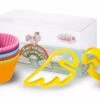 Nici 40974 Silikon Muffinförmchen & 2 Keksausstecher Einhorn Theodor & Friends -Nici Store 57gZQ9yUFNiTflo