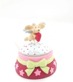 Nici 70475 Große Schneekugel Schüttelkugel Steinbeck Lillebi Engel Maus Mit Herz -Nici Store 70475 5