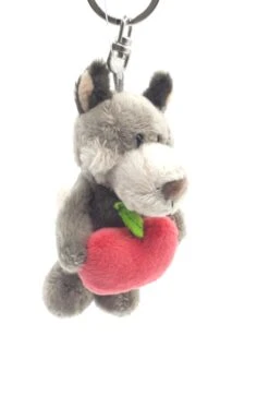 Nici 90647 Schlüsselanhänger Wolf Woody Wulf & Apfel 10cm Plüsch Taiwan Limited -Nici Store 90647 3