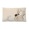Nici 39093 Kissen Classic Bear Bär Creme Mit Igel 43x25cm Plüsch -Nici Store A39093pt