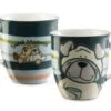 Nici 27610 Porzellantasse Hund Mops Kaffeetasse Teetasse -Nici Store N27610