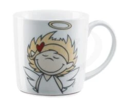 Nici 28311 Tasse Engel Engelchen Porzellan Ca 8cm Devil & Angel Kaffeetasse -Nici Store N28311