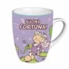 Nici 36779 Tasse Jolly Mäh Fee "Buona Fortuna!" Viel Glück Porzellan 8x10,5cm -Nici Store N36779