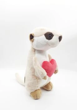Nici 90551 Erdmännchen Mit Herz Meerkat 30cm Plüsch Kuscheltier Taiwan Limited -Nici Store Nici 90551 Erdmaennchen mit Herz Meerkat 30cm Pluesch Kuscheltier Taiwan Limited 2