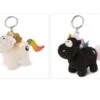 Nici 47370+47371 Schlüsselanhänger SET Einhorn Rainbow Yin & Yang 10cm Plüsch -Nici Store collage 1 47370 47371